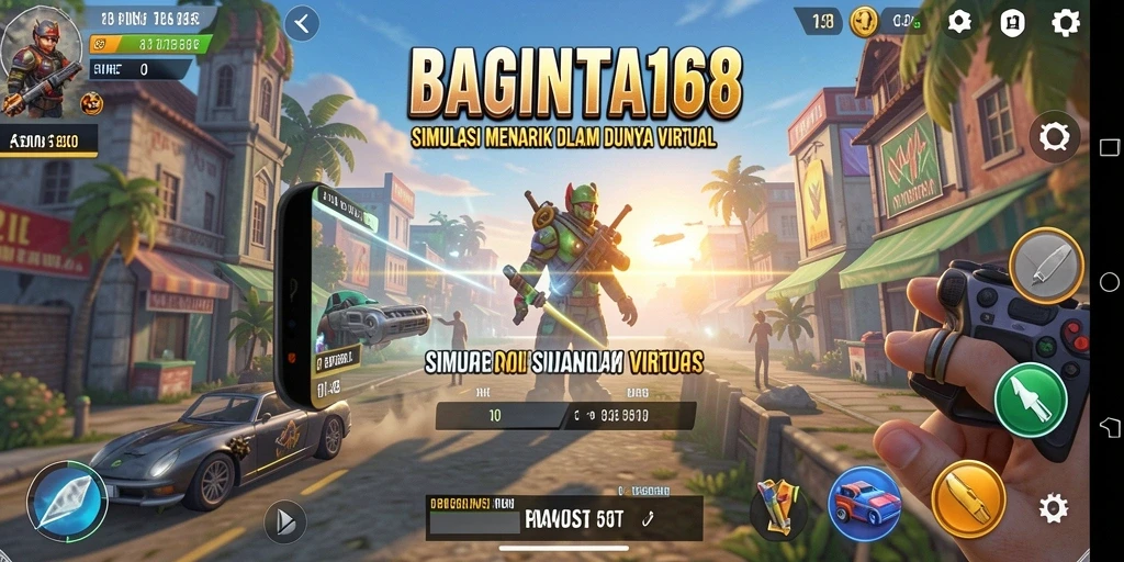 Tampilan screenshot utama BAGINTA168 menunjukkan gameplay yang menarik.