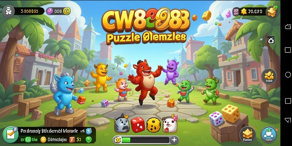 Tampilan gameplay CW8888 yang menarik dan penuh warna.