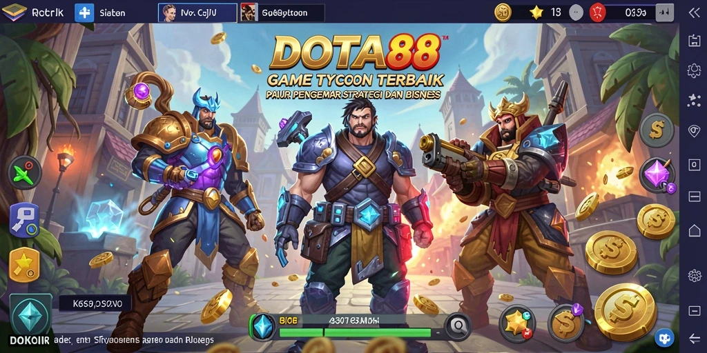 Tampilan gameplay menarik dari DOTA88 yang menunjukkan strategi bisnis.