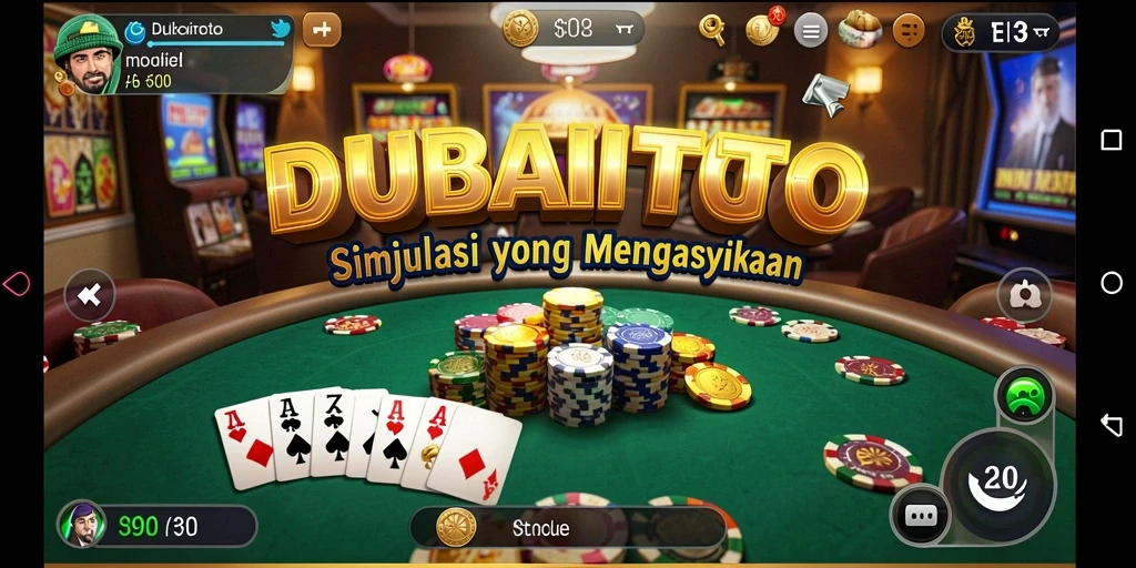 Tampilan gameplay DUBAITOTO yang menarik dan interaktif.