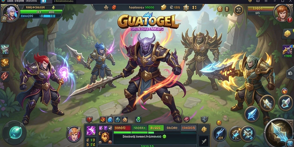 Gameplay menarik dalam GUATOGEL dengan dunia yang luas.