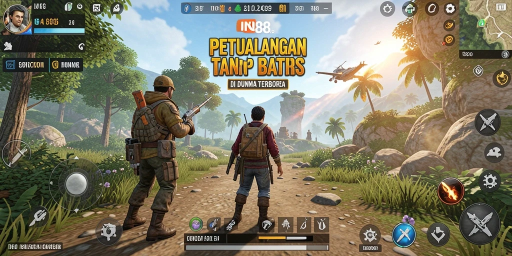 Tampilan gameplay Open World yang memukau dan interaktif.