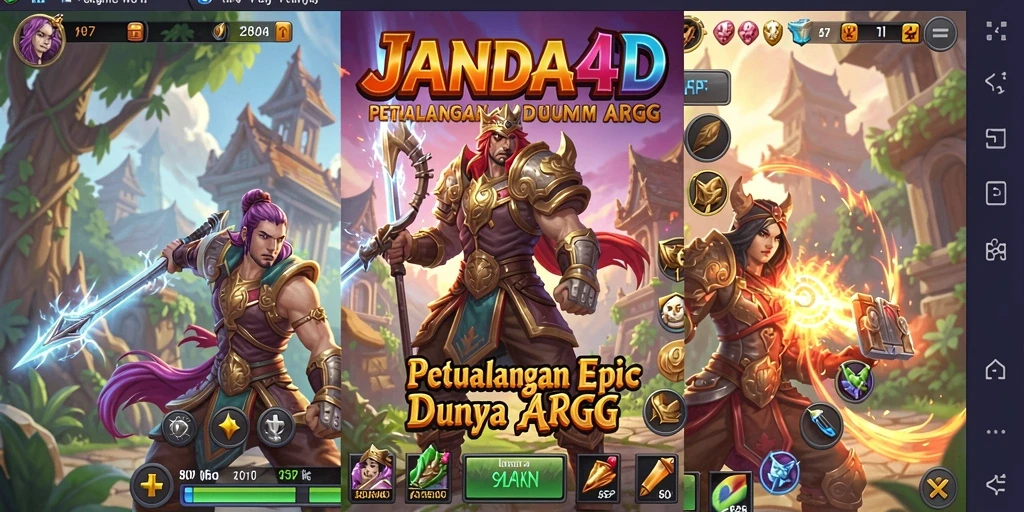 Tampilan gameplay JANDA4D yang memikat dan penuh aksi.