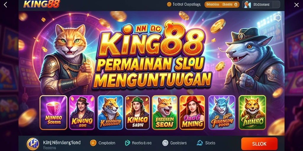 Tampilan gameplay yang menarik di KING88 Slot.