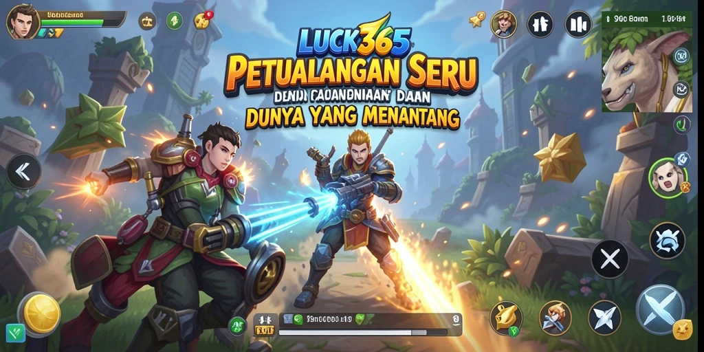 Screenshot gameplay LUCK365 yang menunjukkan aksi petualangan seru.