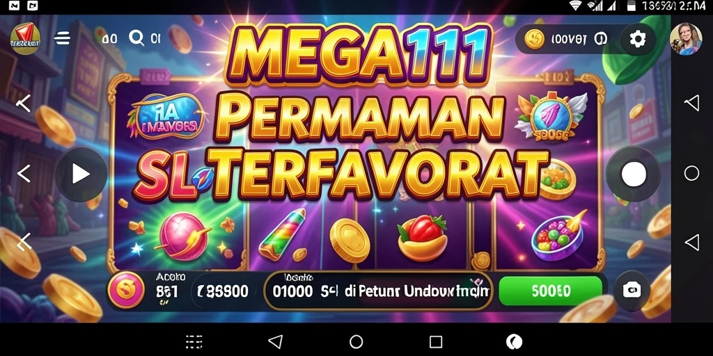 Tampilan gameplay seru dan menarik di MEGA111 slot.