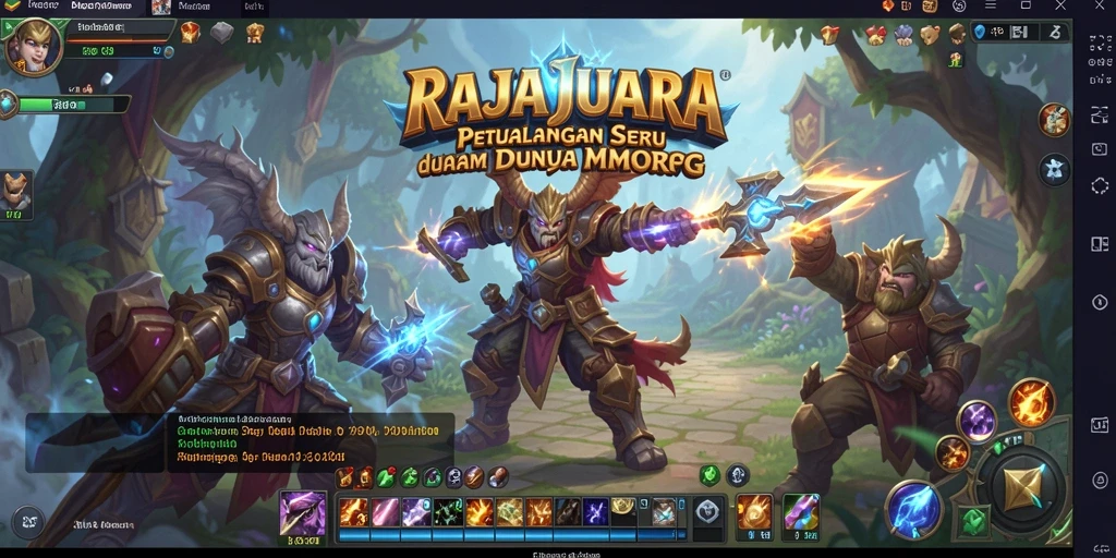Gameplay seru dan interaksi pemain di RAJAJUARA.