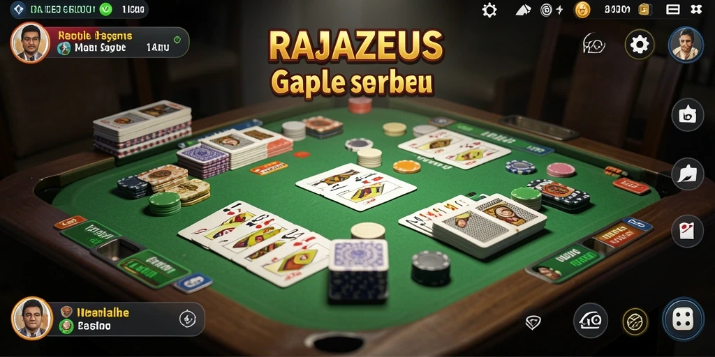 Tampilan gameplay RAJAZEUS yang seru dan mengasyikkan.