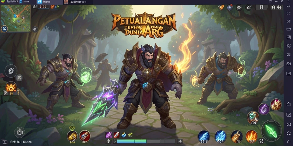 Screenshot REMI101 menunjukkan aksi seru dalam pertarungan ARPG.