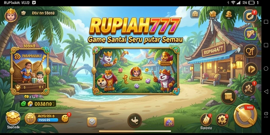 Tampilan gameplay RUPIAH777 dengan grafis menarik yang memanjakan mata.